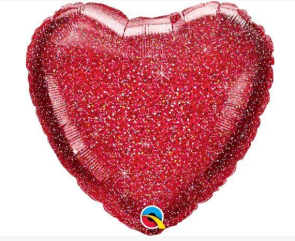 rosso glitterato